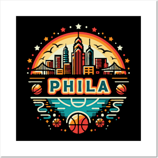 Philadelphia Basketball Fan Art Posters and Art